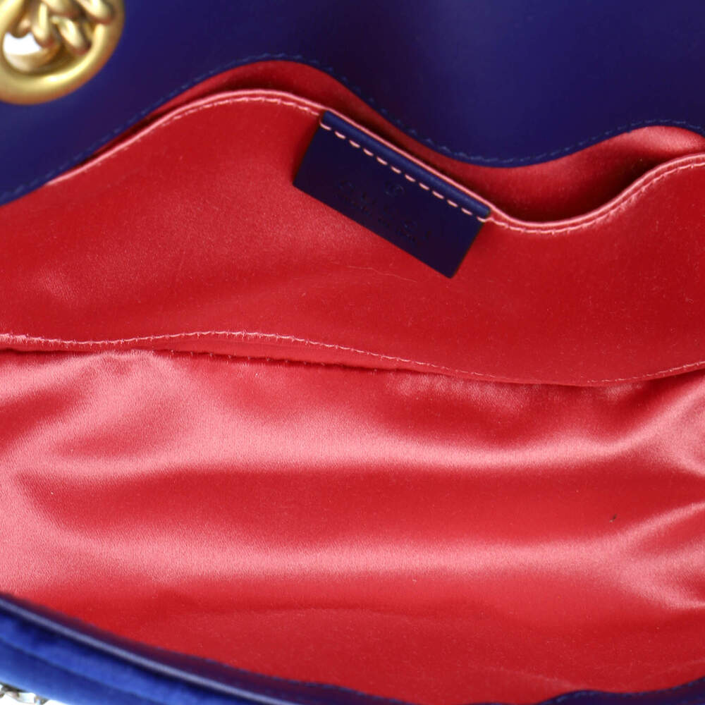 Gucci Gg Marmont Flap Bag Embellished #124873G11B - Picture 6 of 9